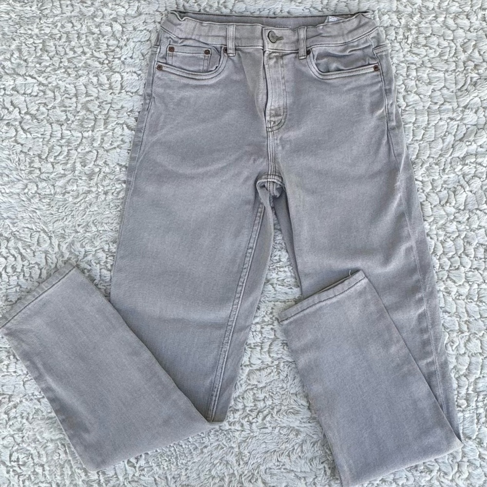 Zara Kids Gray Stretch Standard Fit Jeans